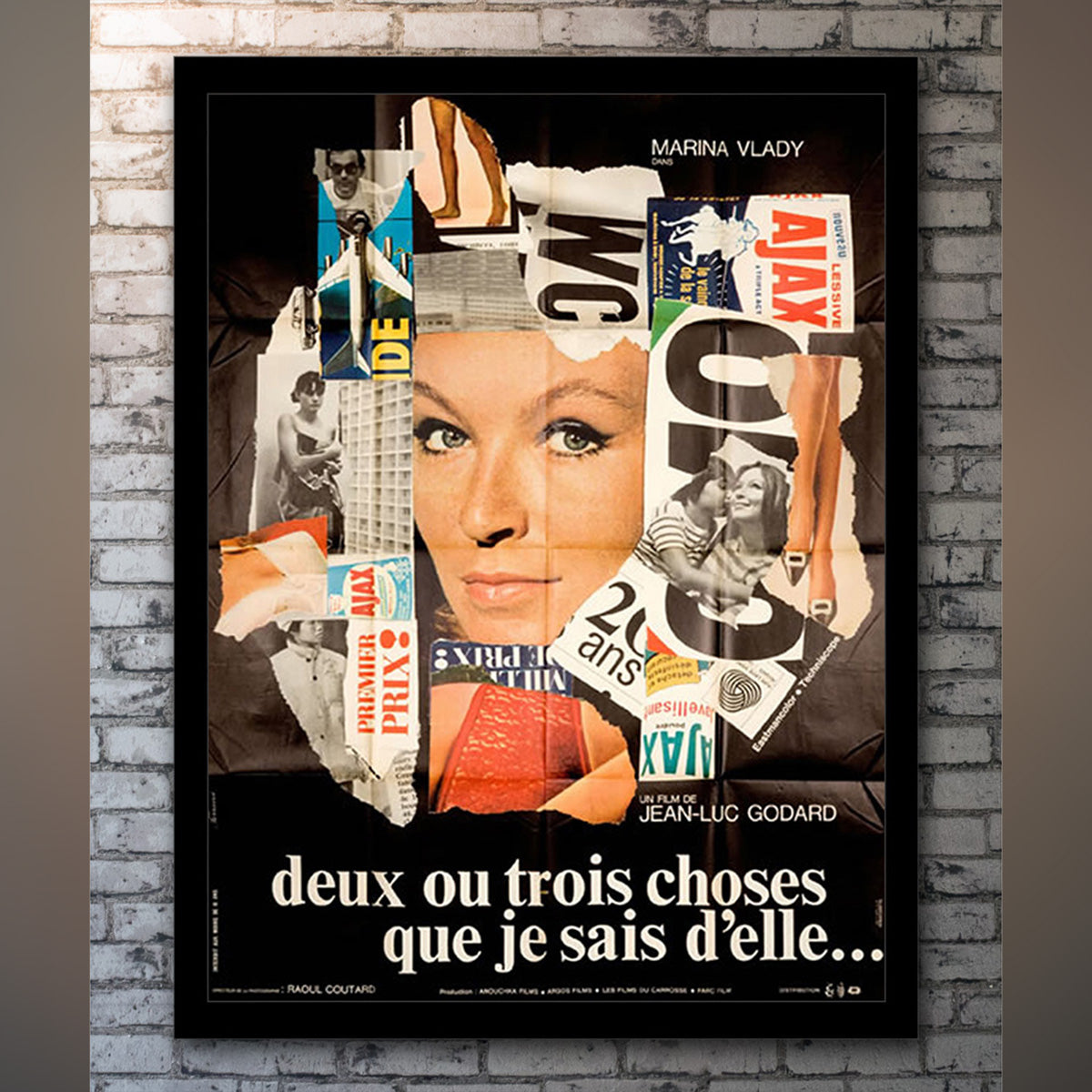 Original Movie Poster of Deux Ou Trois Choses Que Je Sais D'elle (1967)