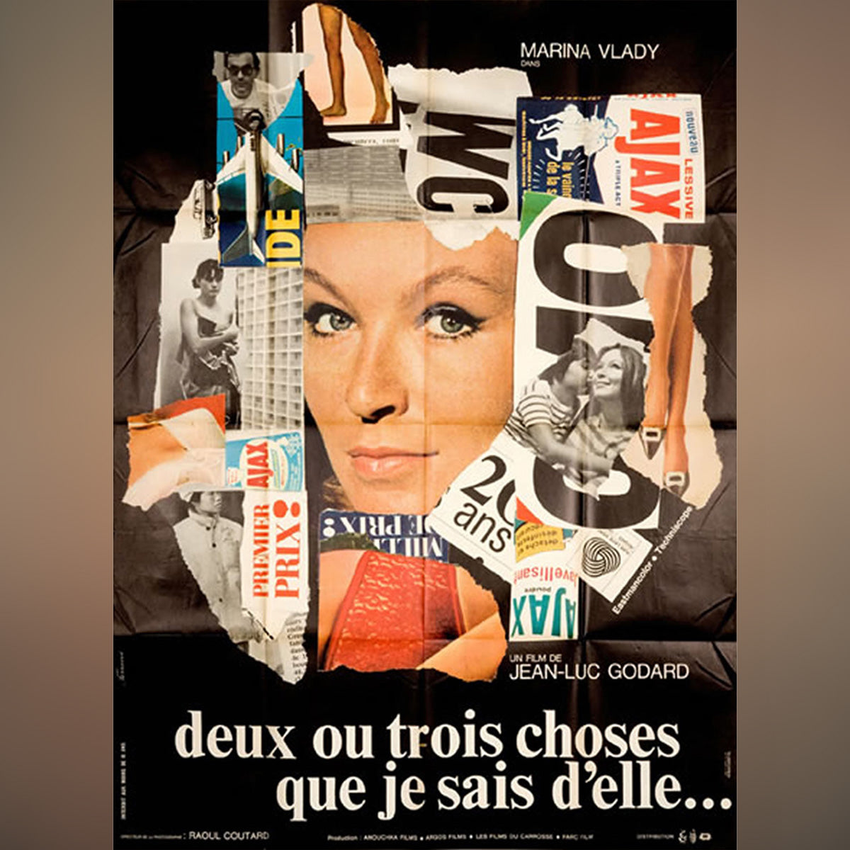 Original Movie Poster of Deux Ou Trois Choses Que Je Sais D'elle (1967)
