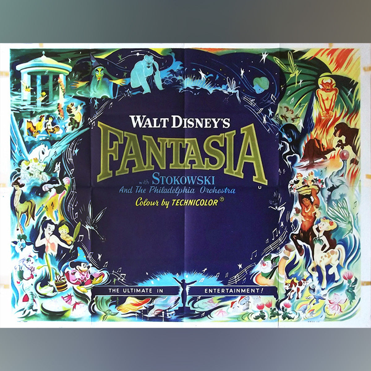 Original Movie Poster of Fantasia (1960R)