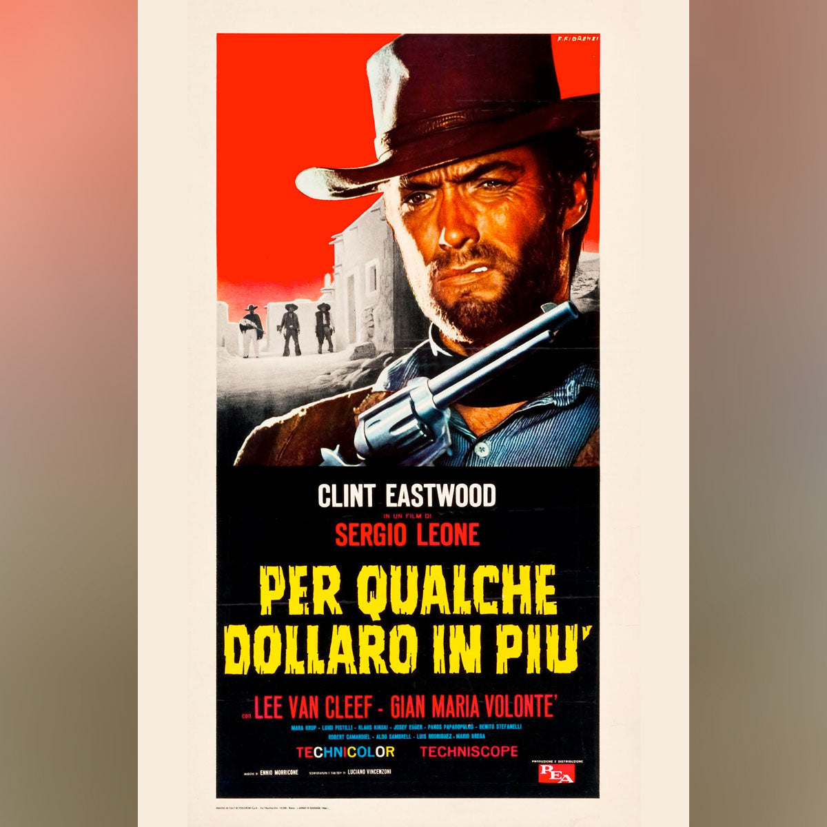 Original Movie Poster of For A Few Dollars More (1966)