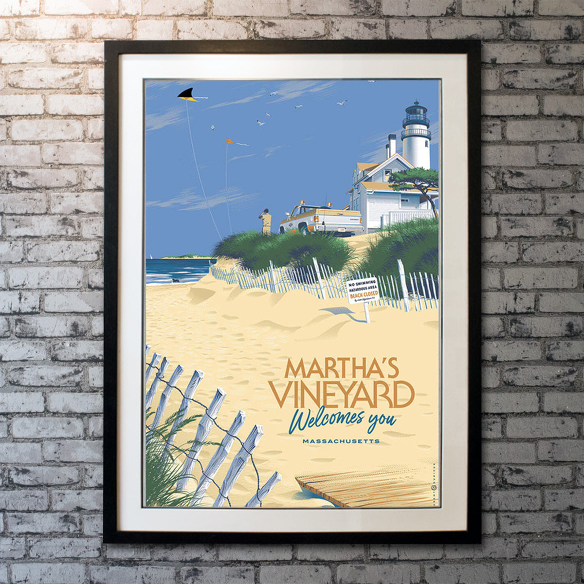 Jaws *Martha's Vineyard Poster* (2021)