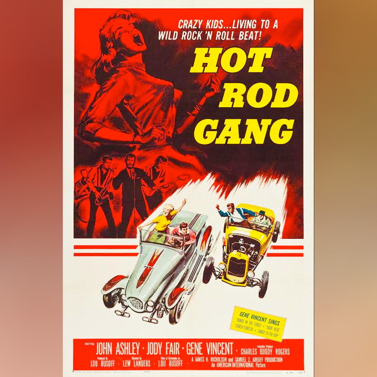 Original Movie Poster of Hot Rod Gang (1958)