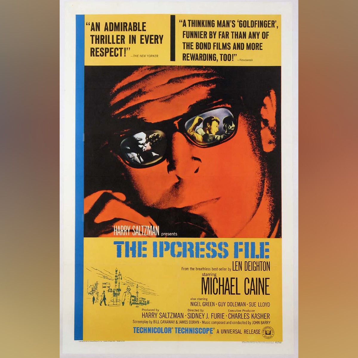 Original Movie Poster of Ipcress File, The (1965)