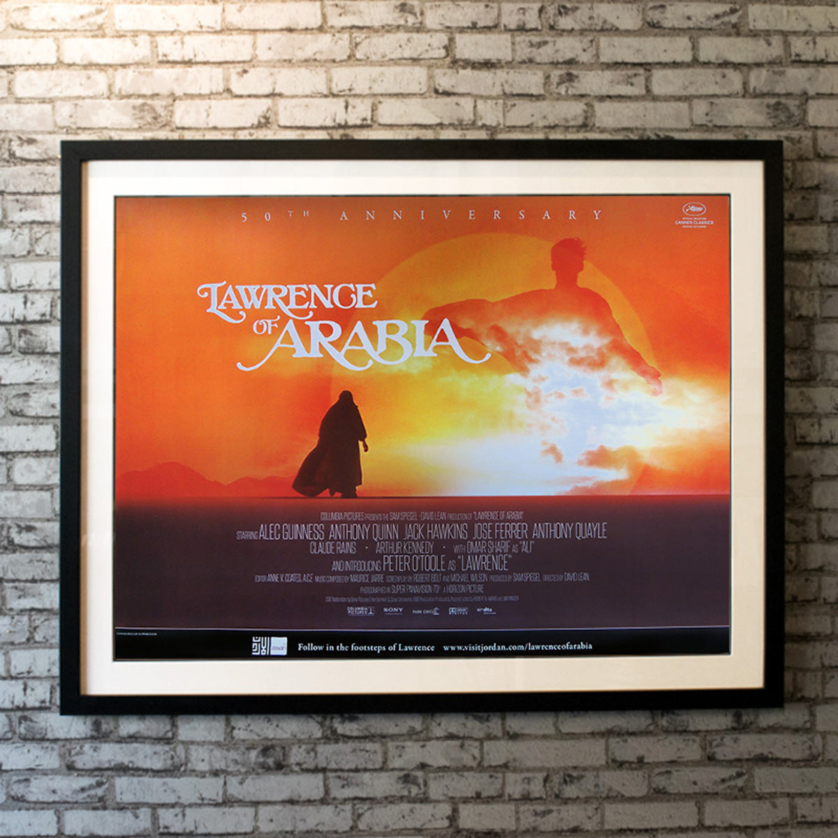 Original Movie Poster of Lawrence Of Arabia (2012) 50th Anniversary