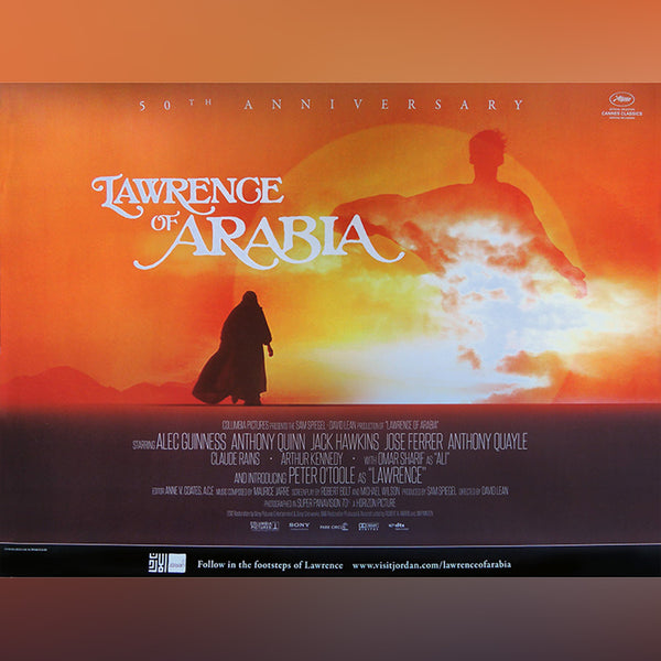 Original Movie Poster of Lawrence Of Arabia (2012) 50th Anniversary