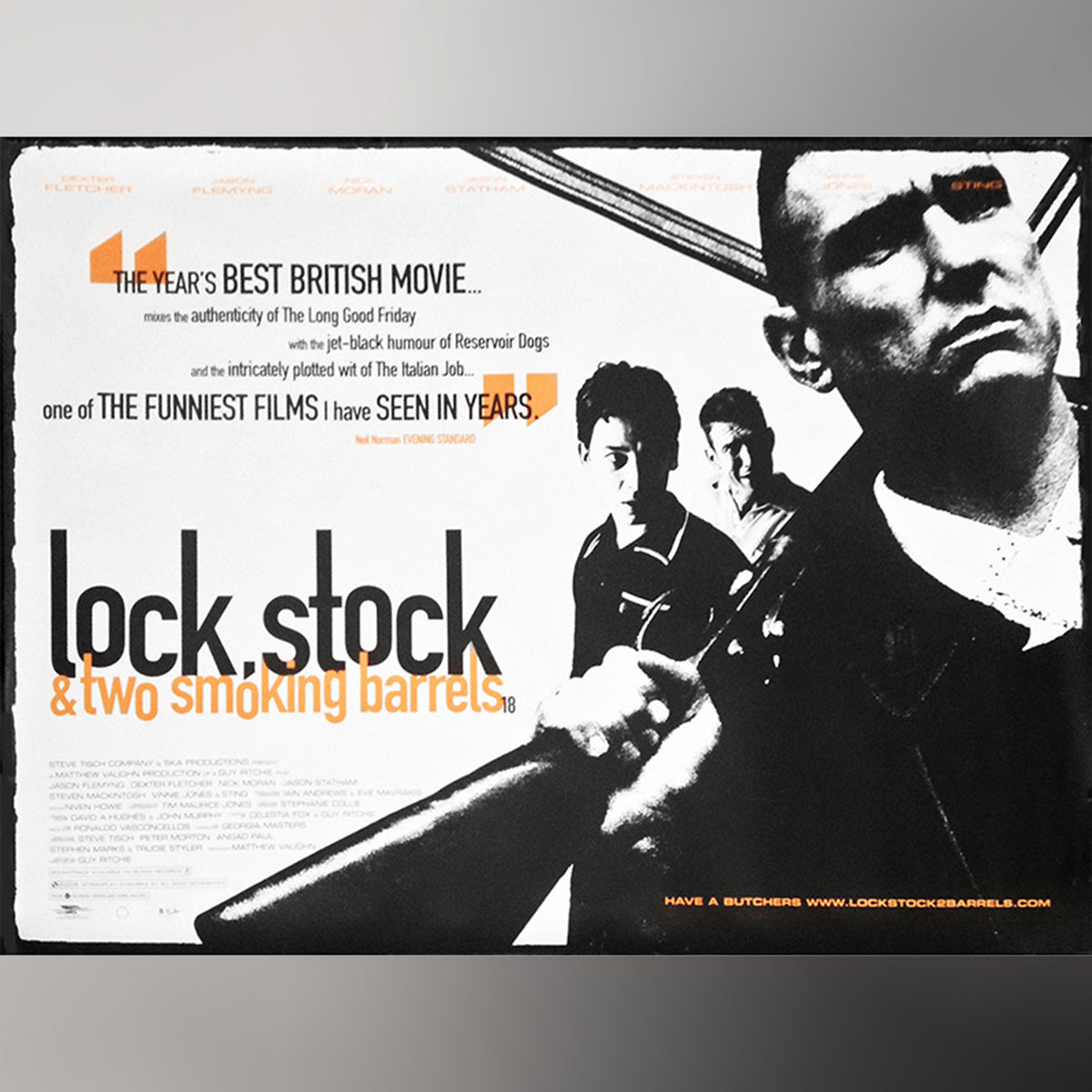 Original Movie Poster of Lock, Stock And Two Smoking Barrels (1998)