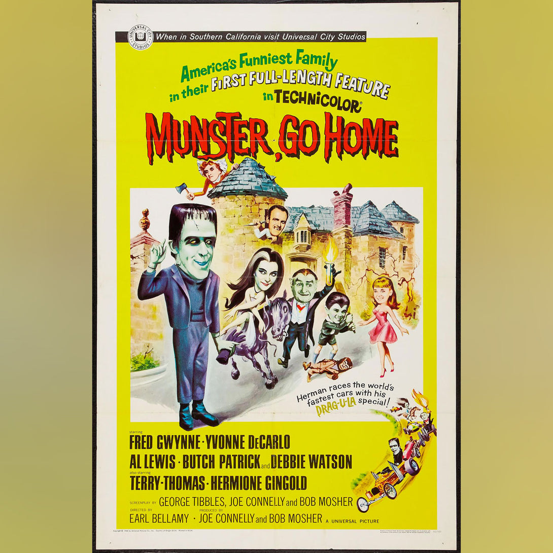 Original Movie Poster of Munster Go Home (1966)