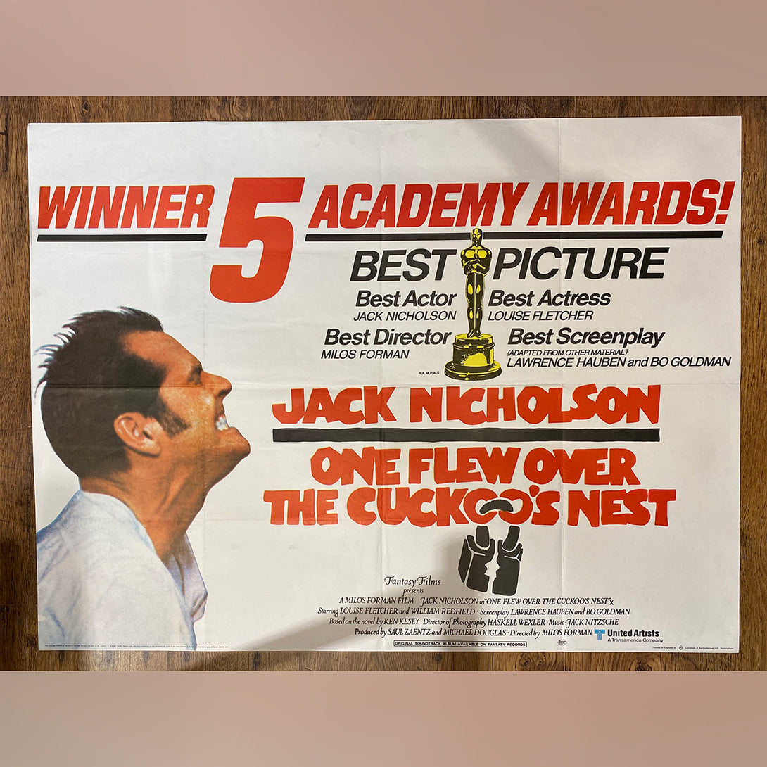 Original Movie Poster of One Flew Over The Cuckoo's Nest (1975)