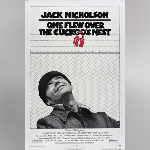 Original Movie Poster of One Flew Over The Cuckoo's Nest (1975)