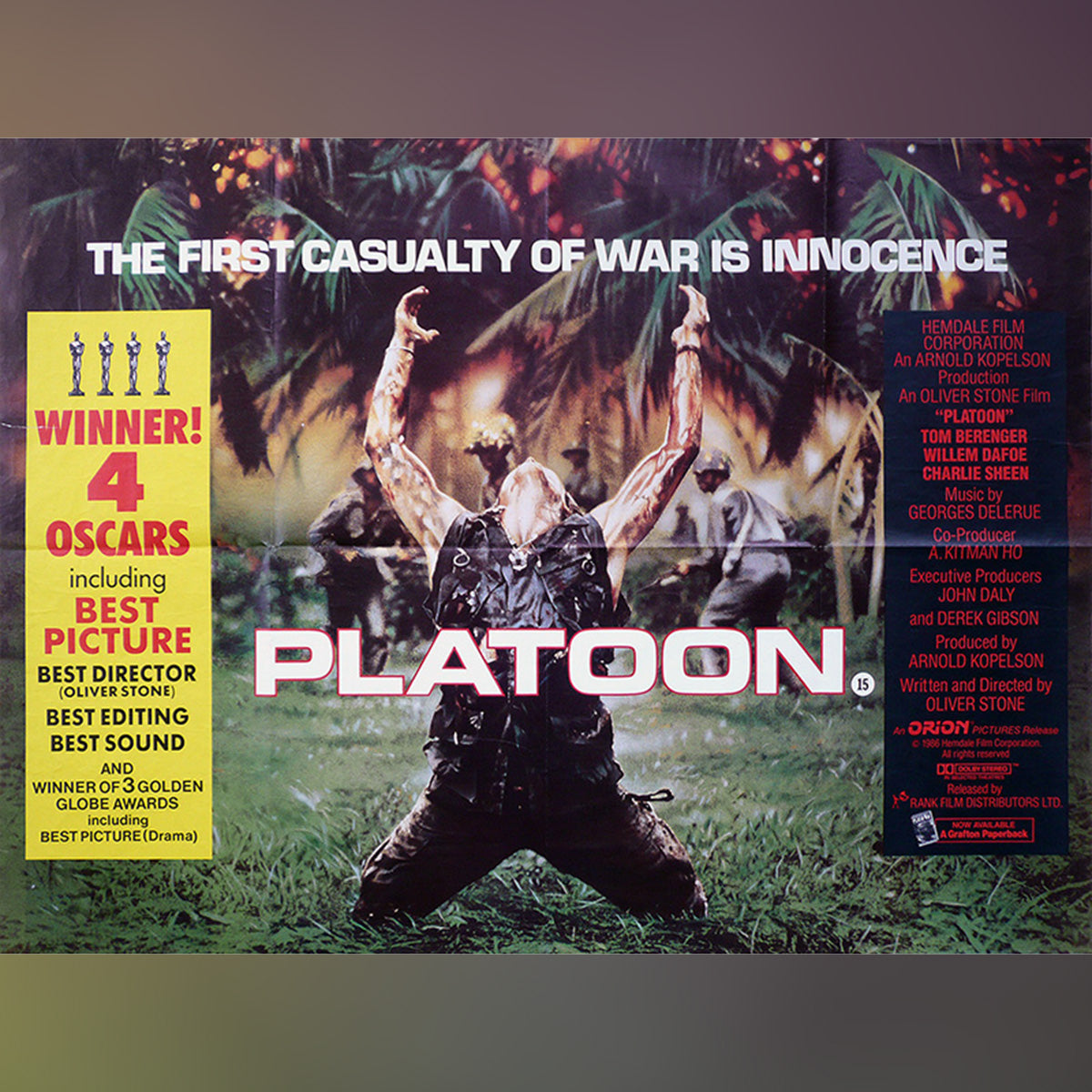 Platoon Original Poster