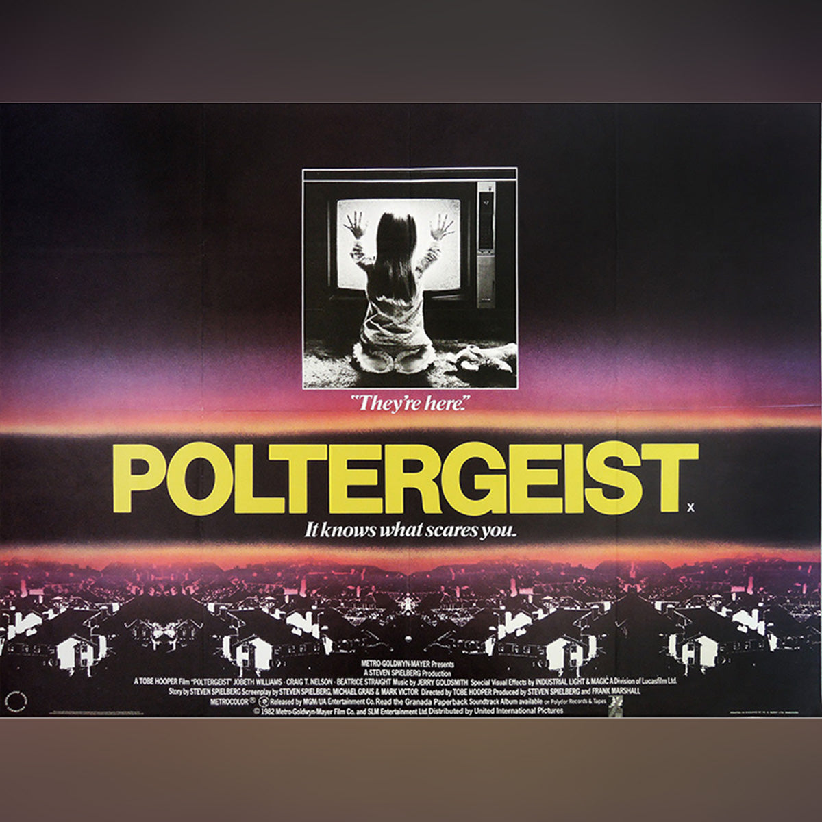Original Movie Poster of Poltergeist (1982)