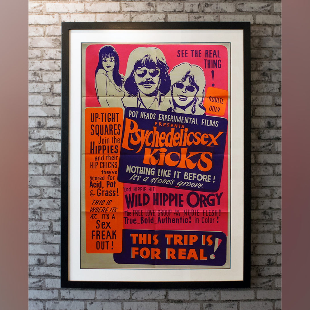 Original Movie Poster of Psychedelic Sex Kicks (1967)