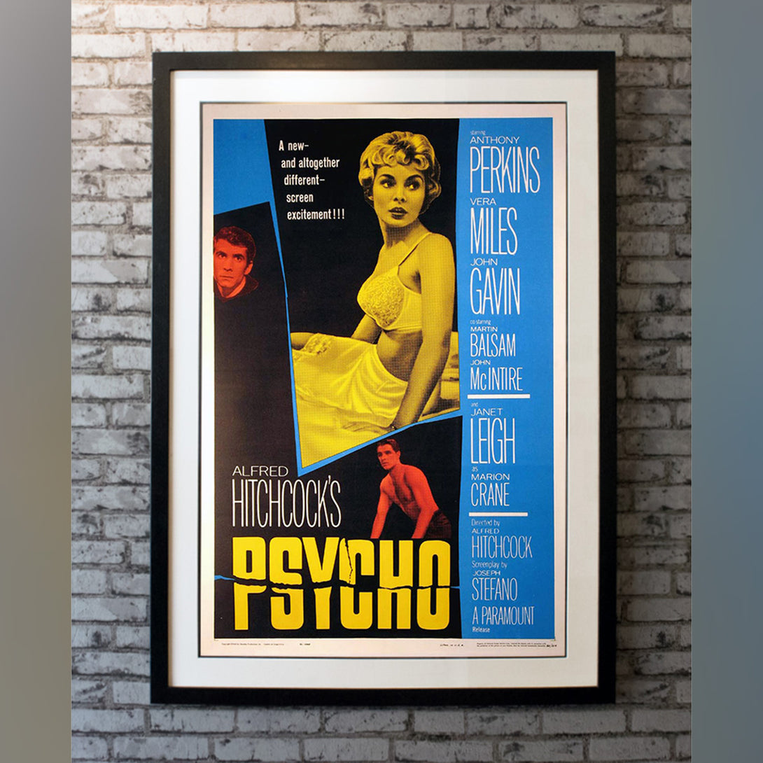 Original Movie Poster of Psycho (1960)