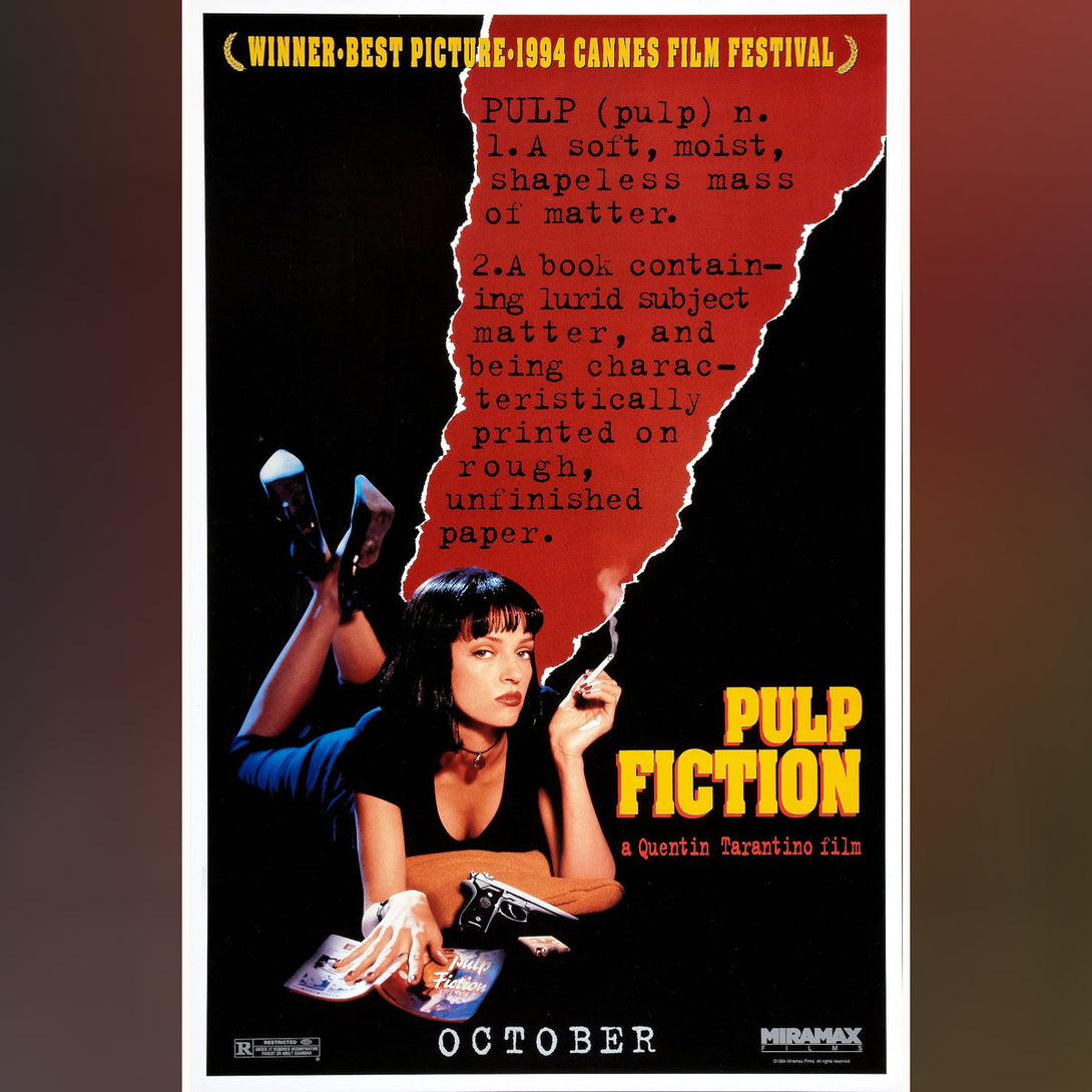 Original Movie Poster of Pulp Fiction (1994)