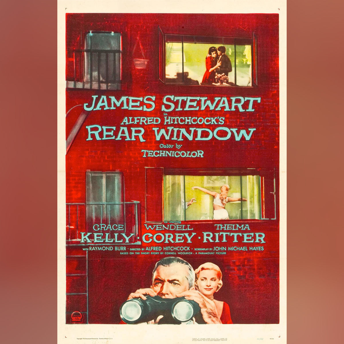 Rear Window Original Movie Poster