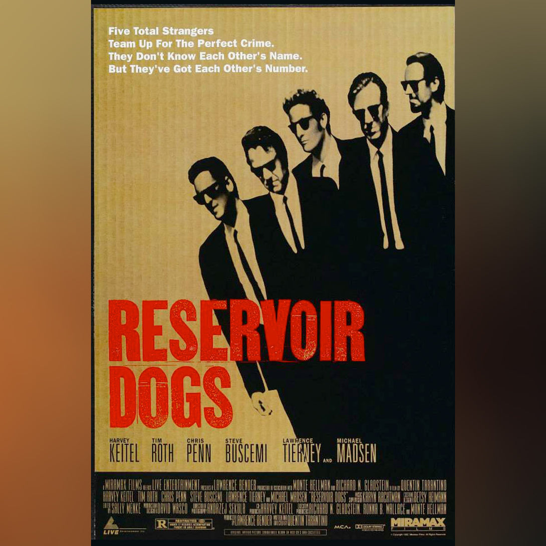 Original Movie Poster of Reservoir Dogs (1992)