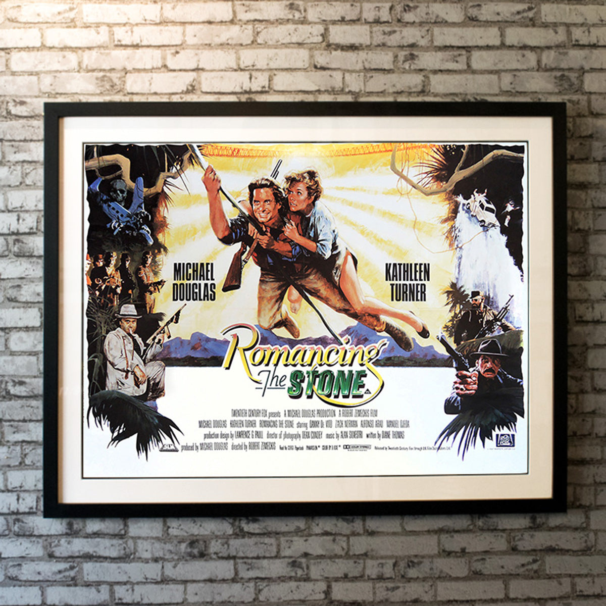 Original Movie Poster of Romancing The Stone (1984)