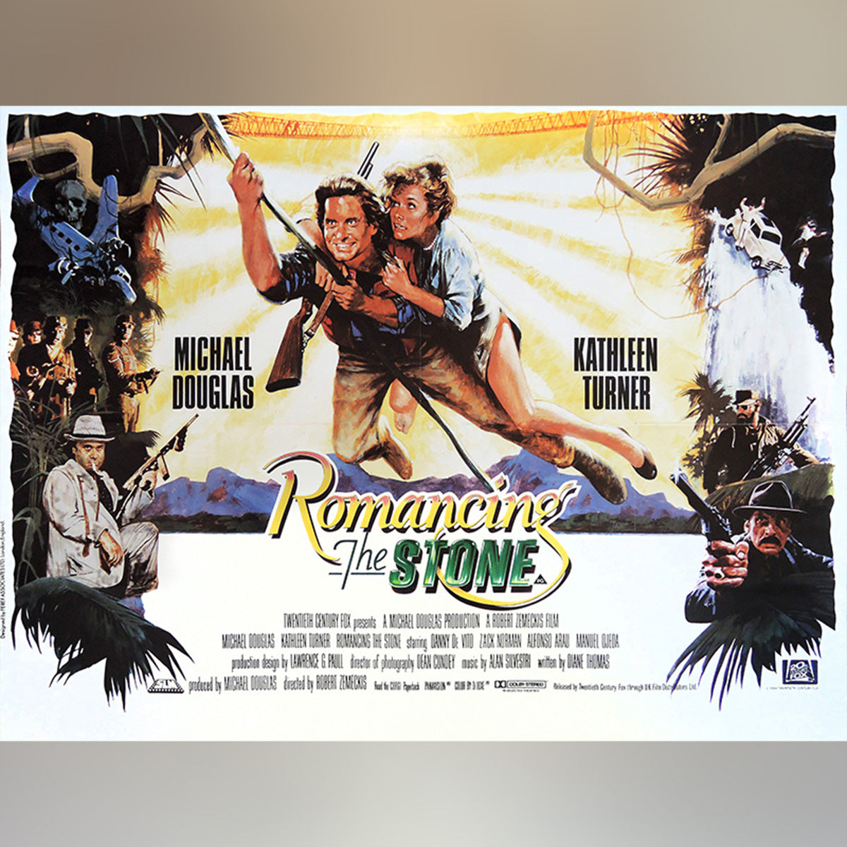 Original Movie Poster of Romancing The Stone (1984)