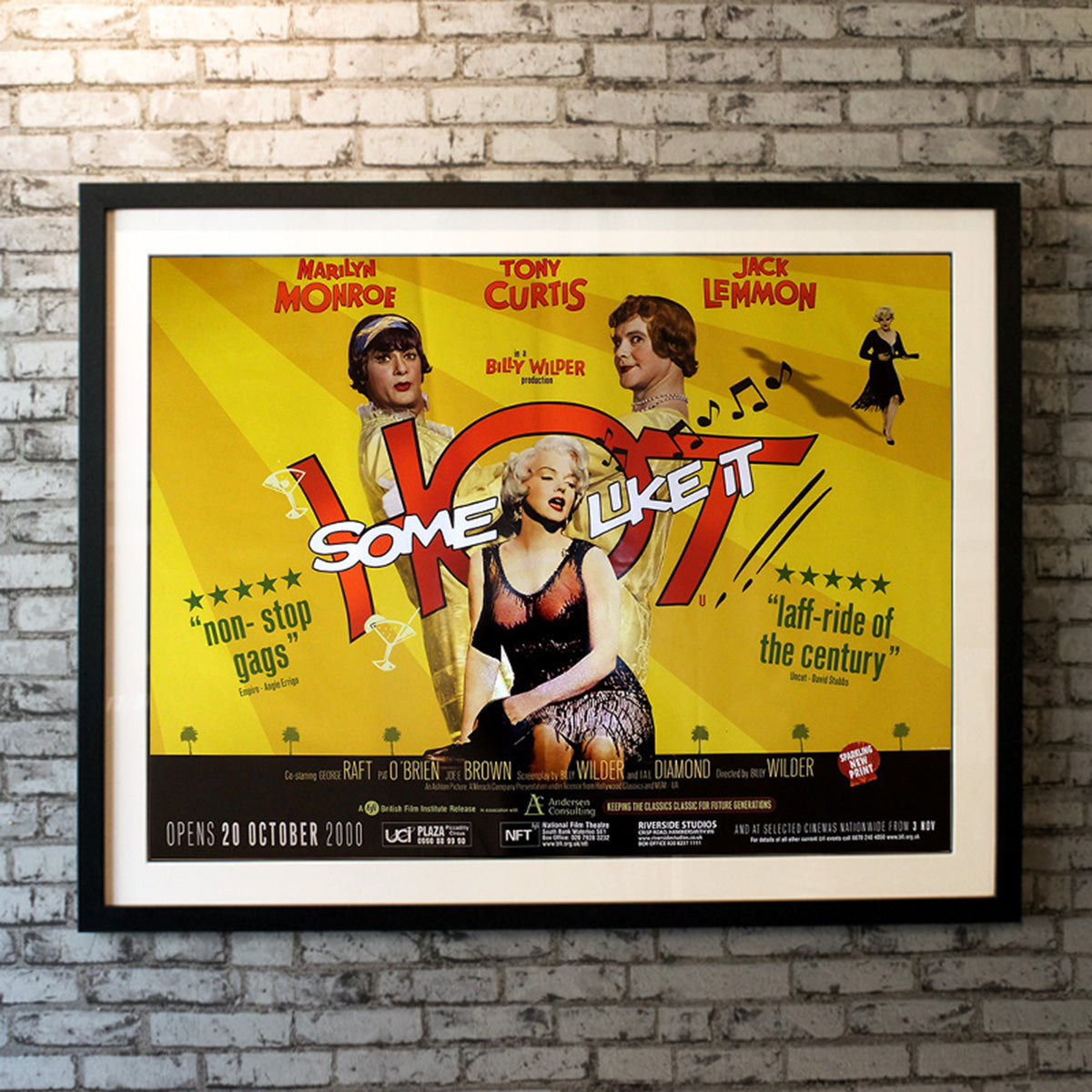 Original Movie Poster of Some Like It Hot (2009-bfi)
