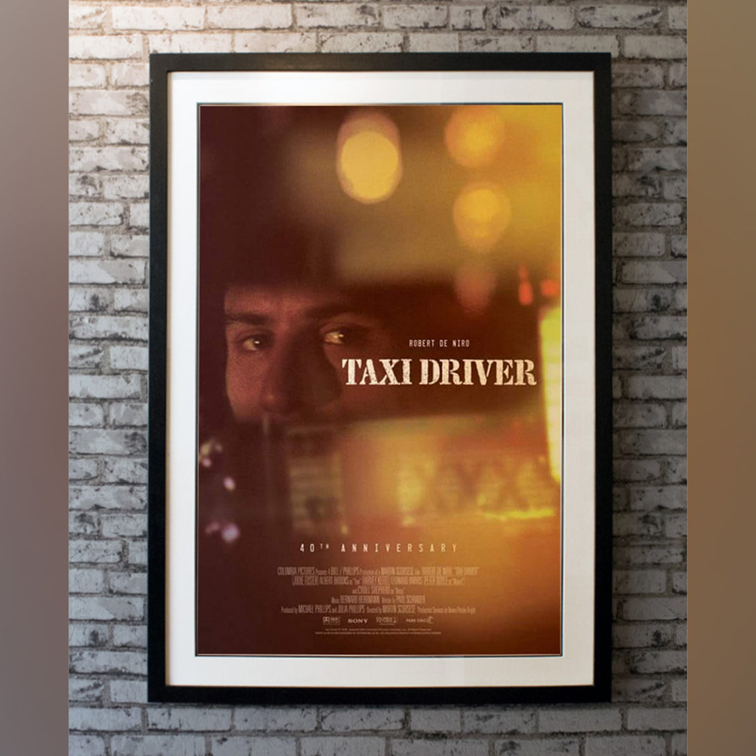 Original Movie Poster of Taxi Driver (2016) - 40th Anniversary