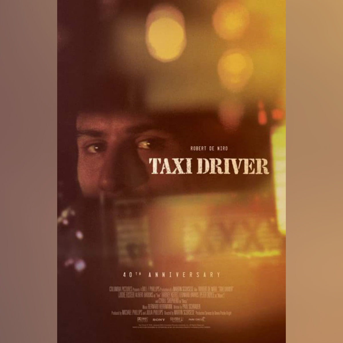 Original Movie Poster of Taxi Driver (2016) - 40th Anniversary