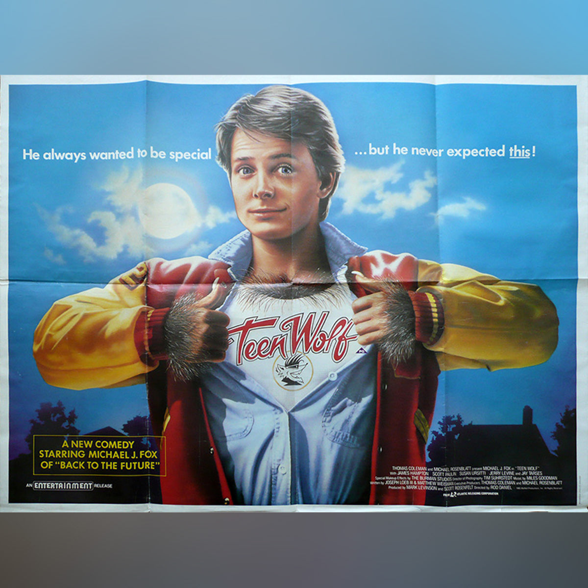 Original Movie Poster of Teen Wolf (1985)