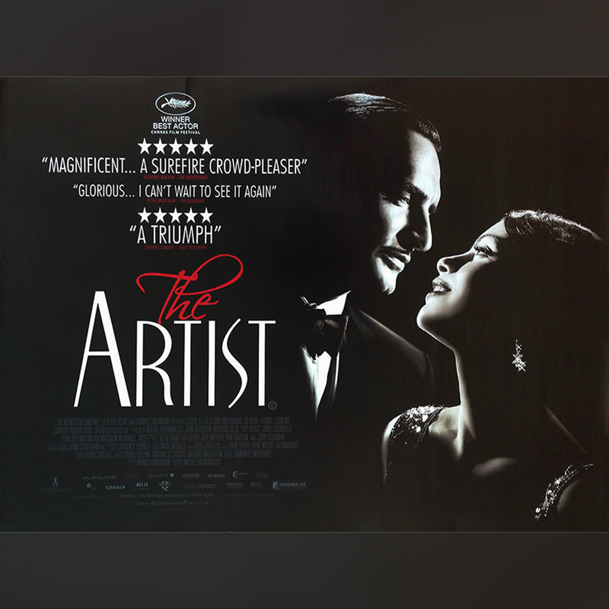 Original Movie Poster of Artist, The (2011)