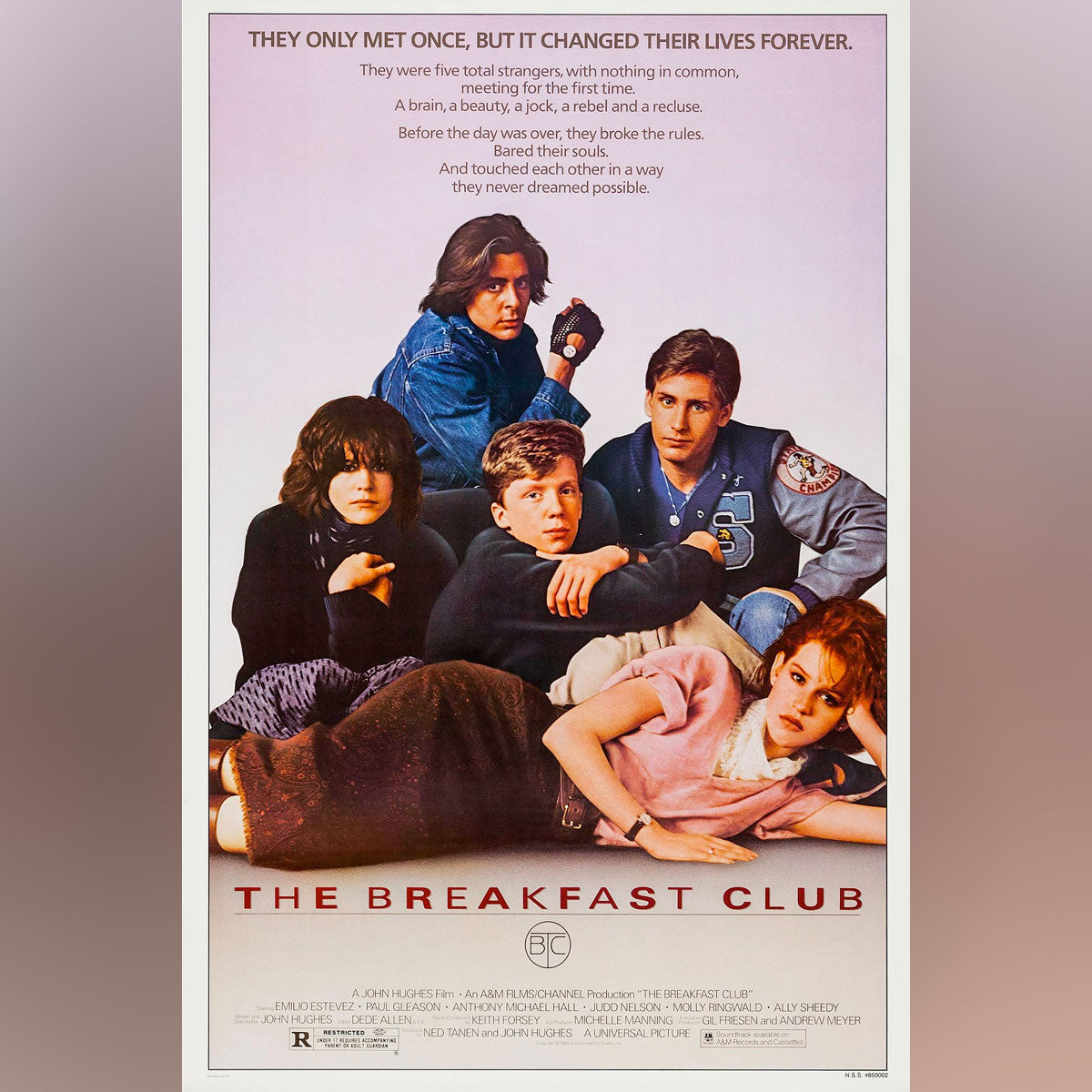 Original Movie Poster of Breakfast Club, The (1985)
