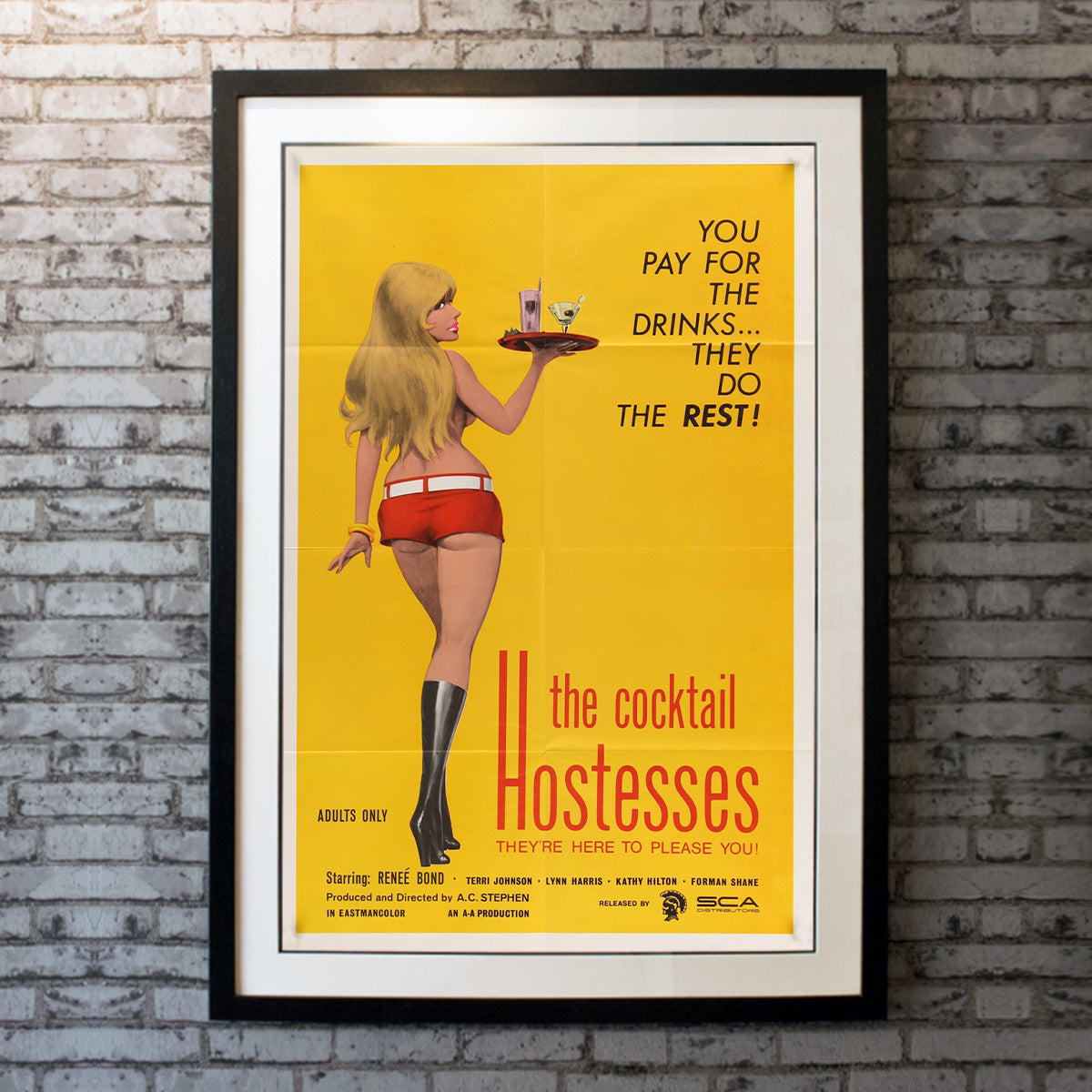 Original Movie Poster of The Cocktail Hostesses (1973)