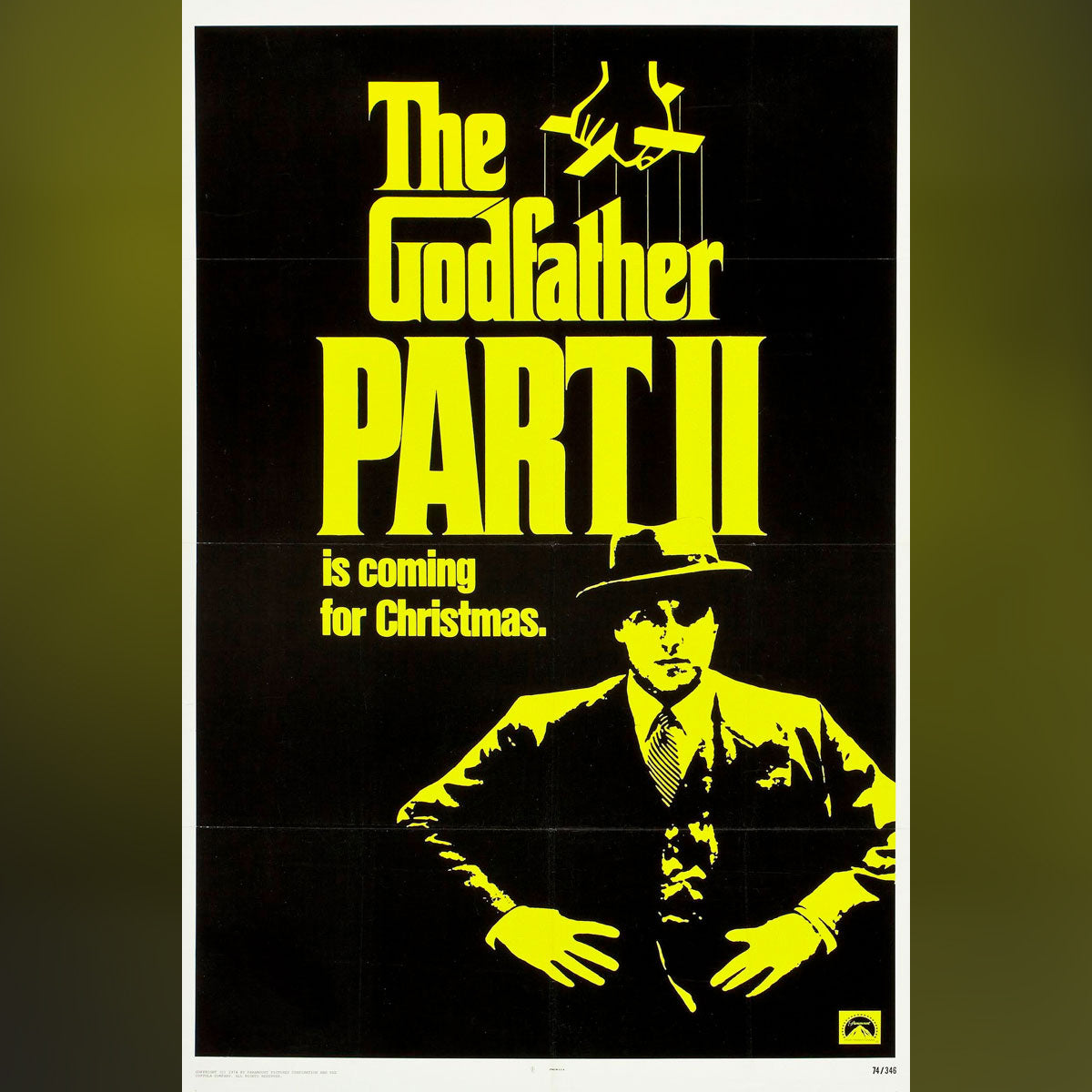 Original Movie Poster of Godfather Part II, The (1974)