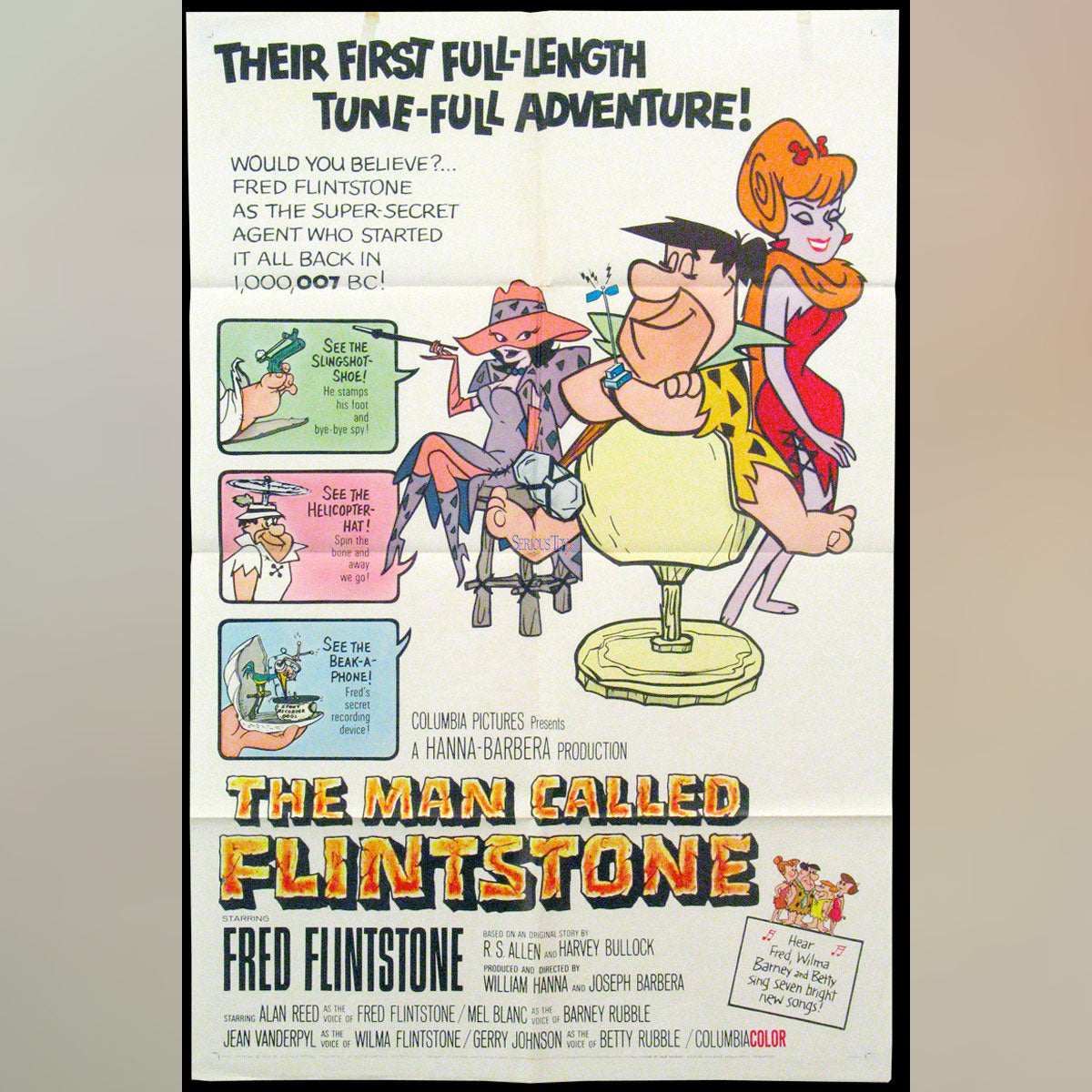 Original Movie Poster of Man Called Flintstone, The (1966)