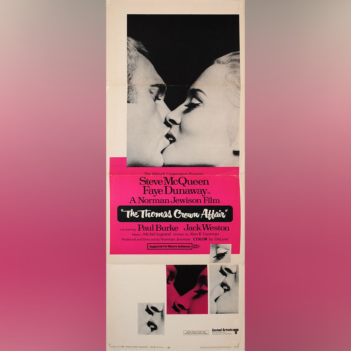Original Movie Poster of Thomas Crown Affair, The (1968)