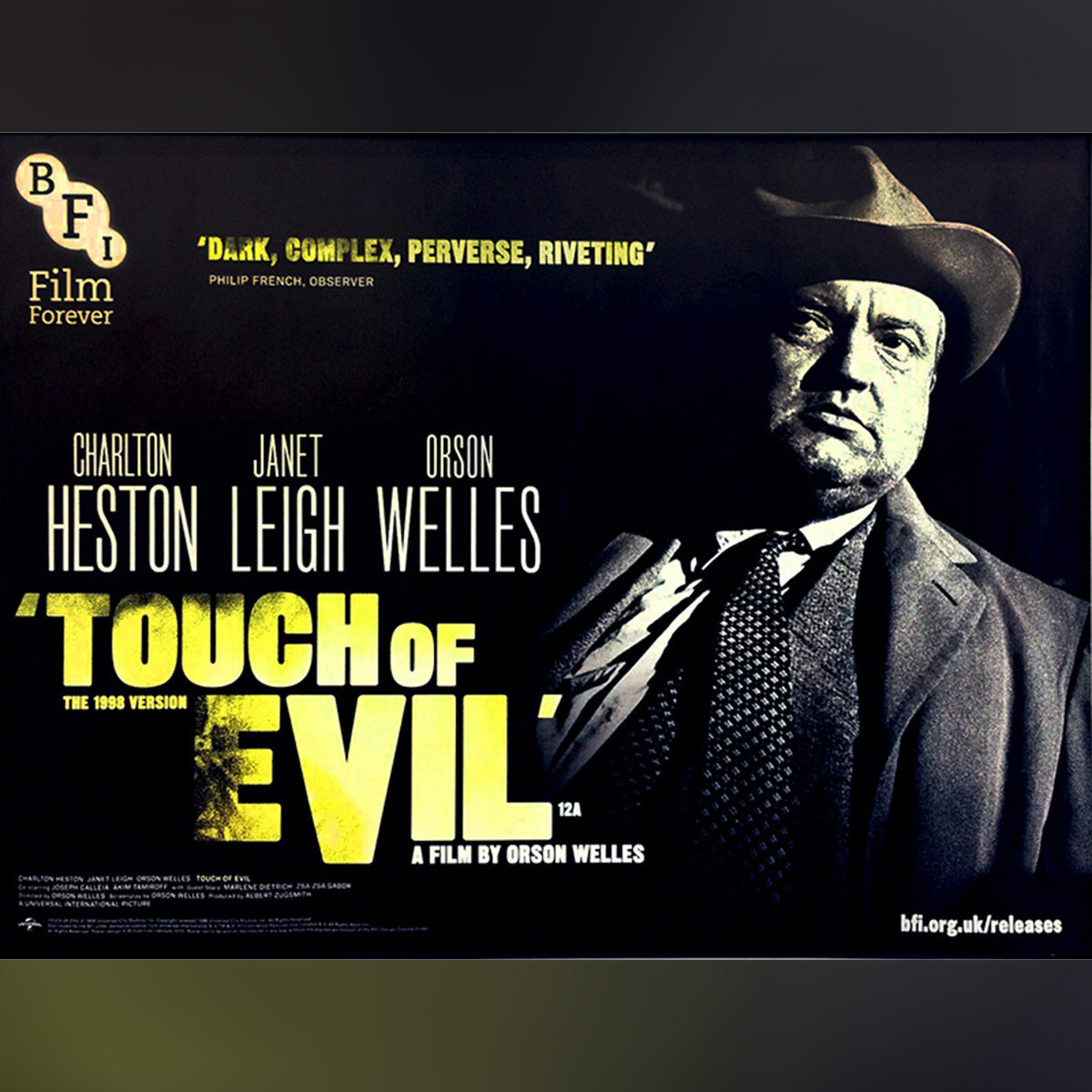 Original Movie Poster of Touch Of Evil (2015R)